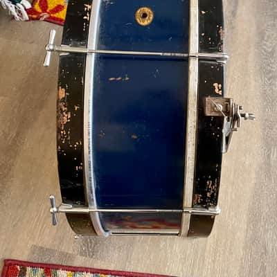 Ludwig 23 inch bass drum 1920’s - Blue wood image 9