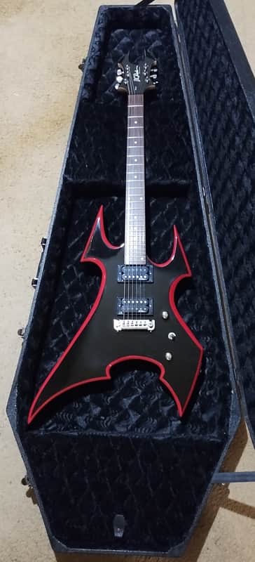 B.C. Rich Son of Beast 2004-2005 - Black with Red Binding image 1
