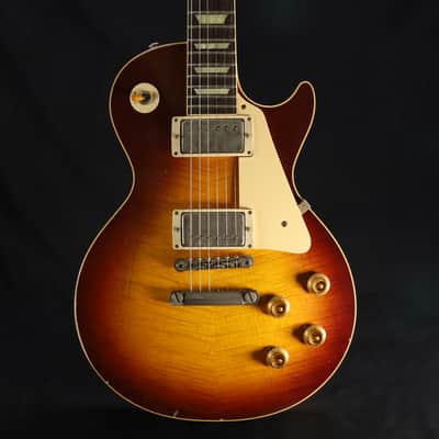 Gibson Custom Shop 1959 Les Paul Standard Reissue Light Aged Cherry Teaburst - LPR59LACTBNH1 903 image 8