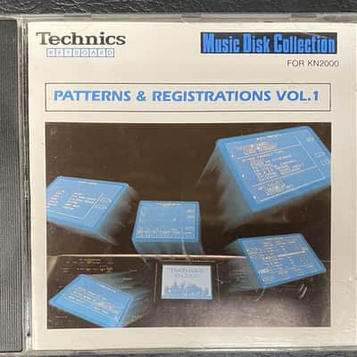 Technics Patterns & Registrations Vol 1 Disk for KN2000
