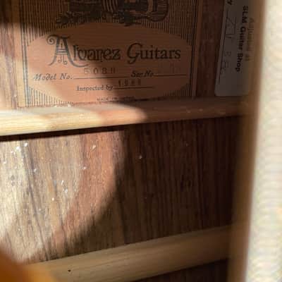 1986 Alvarez Model 5039 Rosewood image 6