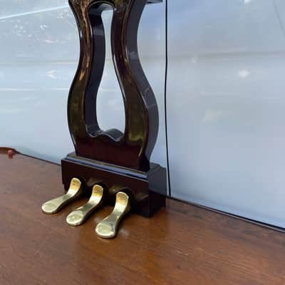 Grand Piano dark brown pedal curved design image 11