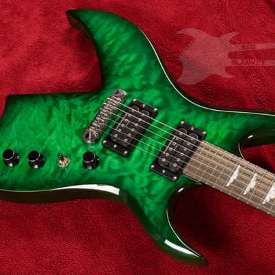 B.C. Rich Rich Bich Legacy (Rich "B") Transparent Green image 3