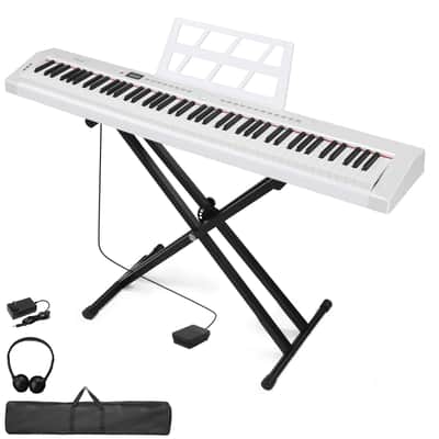 🎹88 Key Portable Electric Piano / Keyboard MIDI, USB, Soft Case / Gig Bag, all 3 Pedals, and semi-weighted keys!🎹 image 3