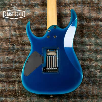 1995 Ibanez RGR470 RG Series, Fujigen made in Japan MIJ, Jewel Blue burst, image 3