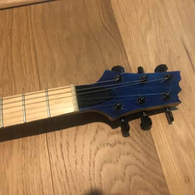 Custom built Tele style flat top electric guitar with Seymour Ducan humbuckers image 3