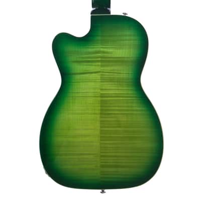 Airline Guitars Tuxedo Greenburst Flame image 2