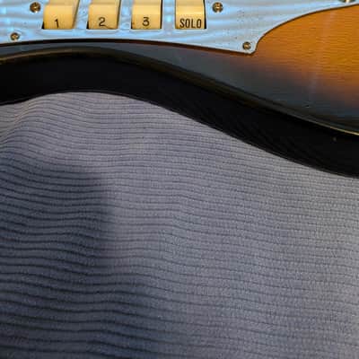 Teisco/Audition 3-Pickup Guitar Vintage 1960s MIJ Sunburst/Mac DeMarco Style image 4