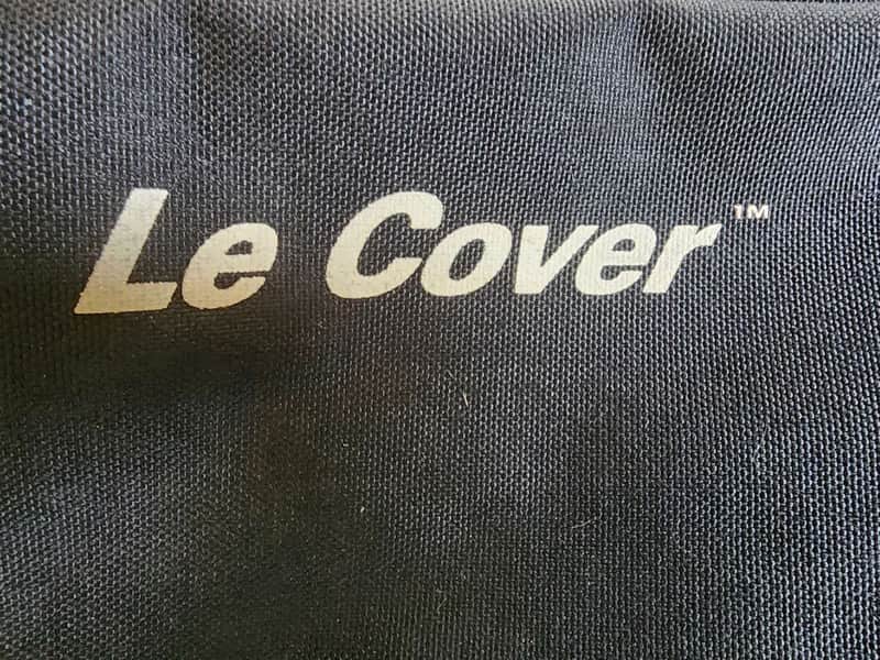 Le Cover canvas combo amp cover 24"x21"x10" - black image 1
