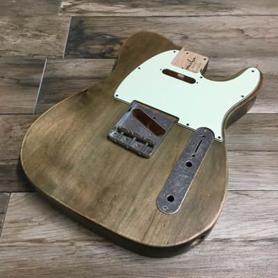 FRANCHIN Mars guitar body WESTERN Rustic Aged Relic natural finish Selected Alder T-Style Made in Italy - Stock piece #17751123 image 10