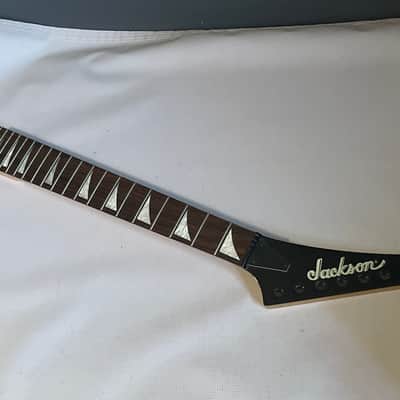 2000's India Jackson JS Series 7 String Reverse Guitar Neck Standard Nut HT 22 Fret Sharkfin Inlays