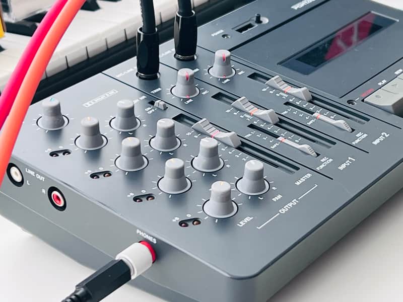 Serviced TASCAM Porta 03 mkII Ministudio 4-Track Cassette Recorder