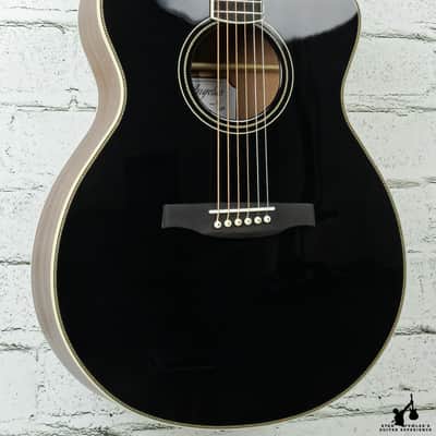 PRS SE Angelus A20E Acoustic-electric Guitar Black Top w/ Bag image 2
