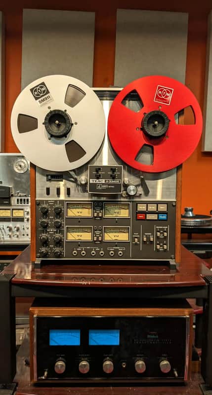 Teac A-3340s Reel To Reel Tape Recorder Pro Serviced