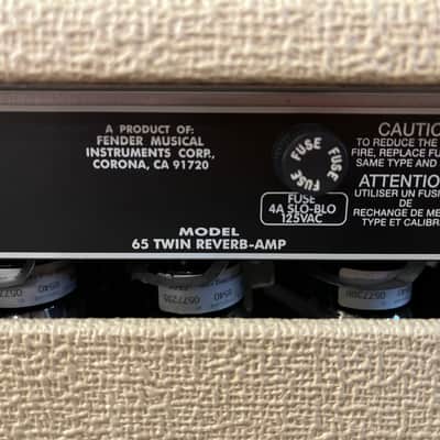 Fender '65 Twin Reverb Reissue FSR Limited Edition 2x12" Blonde / Wheat image 4