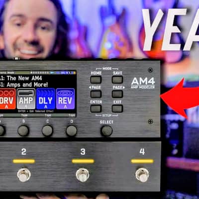 Brand New Fractal Audio AM4 Amp Modeler 2025 - Present - Black image 13