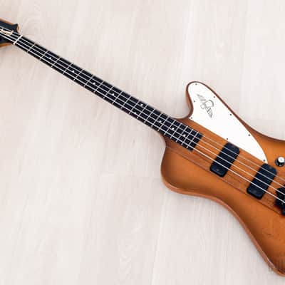 1999 Gibson Thunderbird IV Limited Edition Neck Through Bass Natural Burst w/ Case image 12