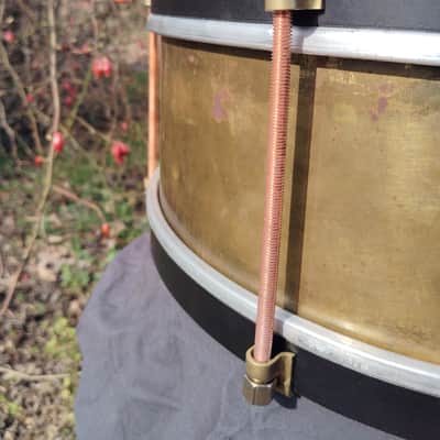 Restored Sonor Antik Vintage Marching Brass Snare from 50s image 20