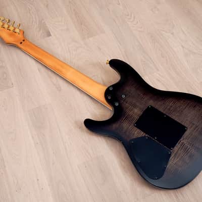 1994 Ibanez S540FM S Series Electric Guitar HSH Transparent Black