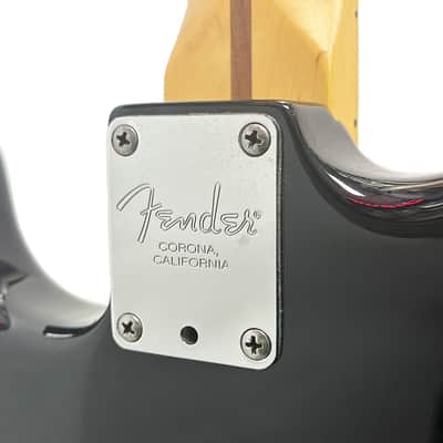 Fender American Standard Stratocaster in Black w/ Original Hard Shell Case 2010 image 6