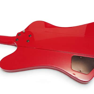 BURNY TB-70 Thunderbird Active Bass Japan circa 1987 in Fire Red with FGI Pickups image 19