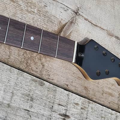 4x2 off set head 24 fret guitar neck replacement DIY project Electric Guitar neck image 3
