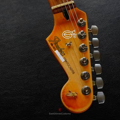 Fender Stratocaster Daphne blue Heavy Aged Relic image 17