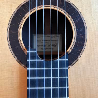 Tim Harris concert classical guitar No. 19 hand crafted in Vancouver Washington 2009 - French Polish image 6