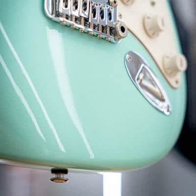 G&L Fullerton Deluxe Legacy Strat Surf Green image 4