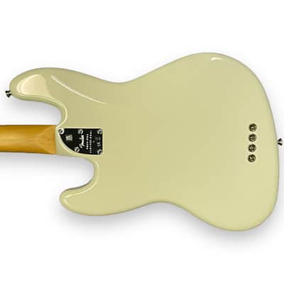 Fender AM. PRO II Jazz, Olympic White / Rosewood *ON ORDER ETA Jan 2026 image 5