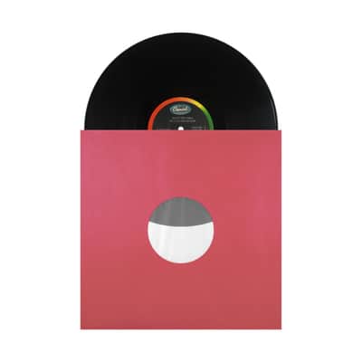(25) 12" Red Paper Plastic Record Heavyweight Polylined Inner Sleeves 12IARE image 8