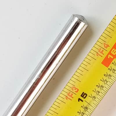 Slingerland 3/8"x16.25"Straight Floor Tom Drum Leg Chrome Vintage 50s Radio King image 2
