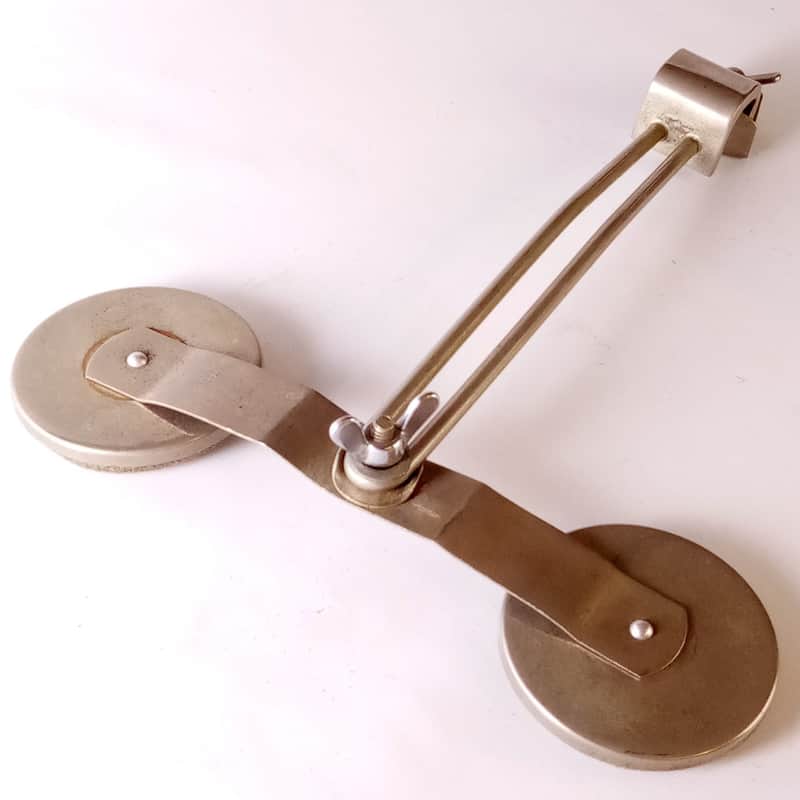 MIJ Nickel Bass Drum Muffler Clamp-On External Dual-Tone Control Japan Vintage60 image 1