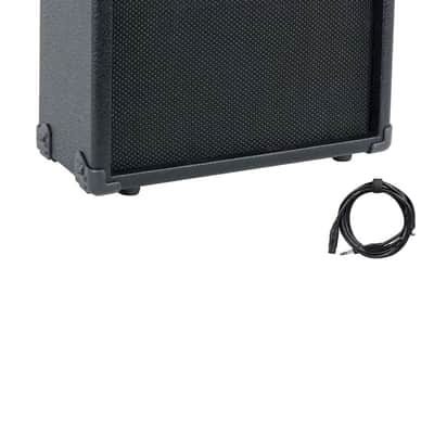 20W Guitar Combo Amplifier Bluetooth/Delay, Wired Microphone with Cables, 10-ft XLR to 1/4" TRS Cable, Studio Headphones with Case, 4-items image 1