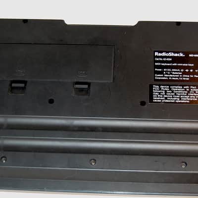 Radio Shack MD-500 early 90s Black MIDI Keyboard image 3