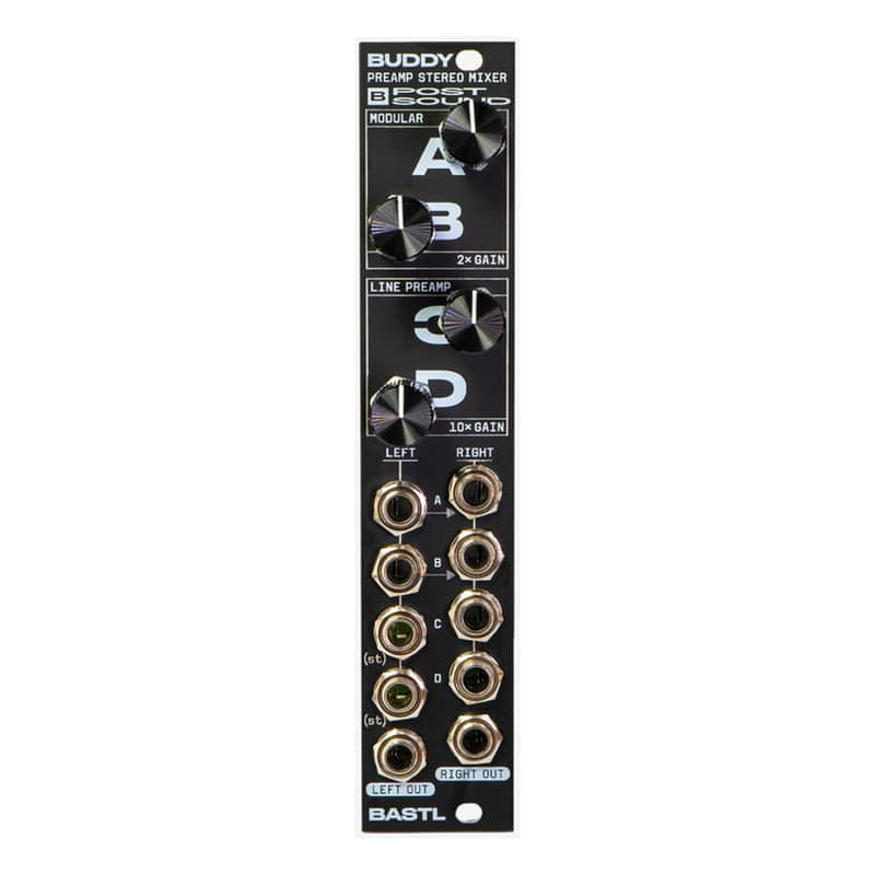 Bastl Instruments Buddy Eurorack Preamp & Mixer Module image 1