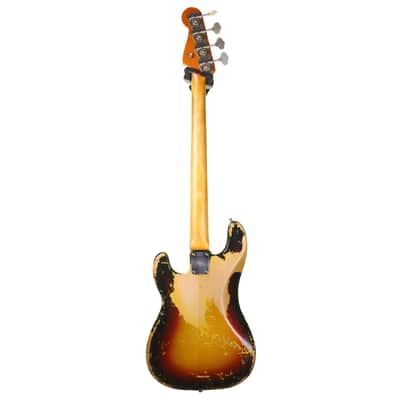 Fender 1963 Precision Bass, Sunburst with Non-Original Hard Case image 7