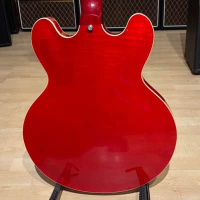 Gibson - Memphis ES-335 Dot Cherry AAA Figured Maple w/ PRO Headstock Repair OHSC & COA (2012) - USED image 9