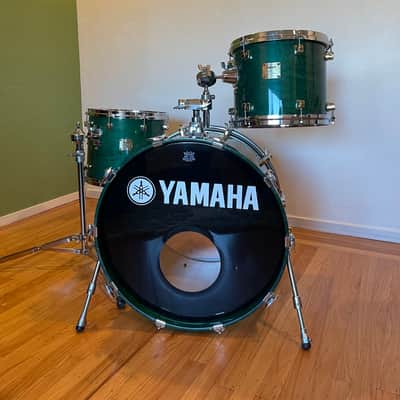 Yamaha Maple Custom 22/14/12 - Turquoise Lacquer image 1
