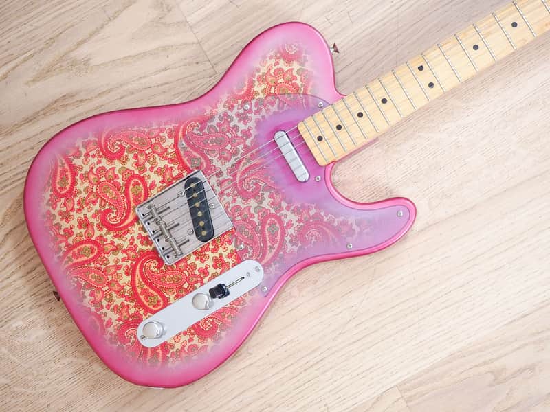 1985 Tokai ATE-67 Vintage Pink Paisley Tele Electric Guitar Japan