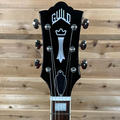 Guild Polara Deluxe Electric Guitar - Cherry Red image 3