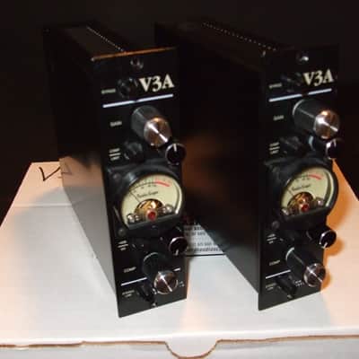 PAIR AudioScape Engineering Co. V3A 500 Series Leveling Amplifier Module 2021 - Black imagen 3