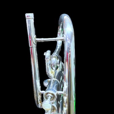 Besson Boosey & Hawkes Sovereign Cornet • Silver-Plated Eb image 5
