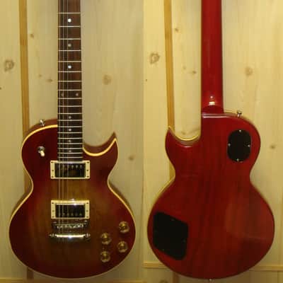 1986 Heritage H-140 Thin-Line Electric Guitar Cherry Burst image 3