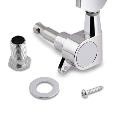 3R3L Sealed String Tuning Pegs Tuning Machine Heads Tuners Tuning Keys for Acoustic Guitar or Electric Guitar Chrome. image 3