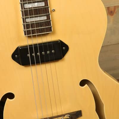 Grote Guitar Natural Hollow Body Jazz Electric Guitar Grwb-ztna - USED image 5