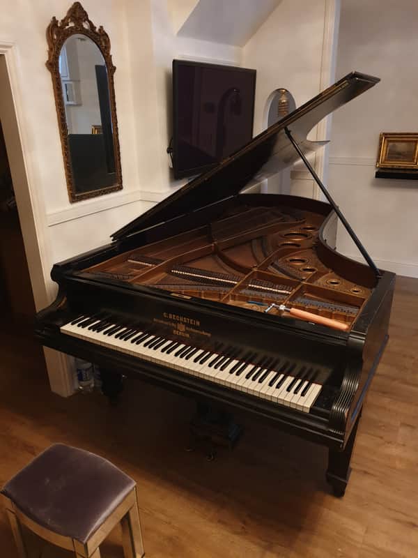 Bechstein Model III 1887 Semi-Concert Grand Piano - Black image 1