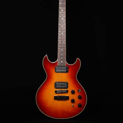Fender Flame Elite with Hard Shell Case, Cherry Sunburst, SN 40200006 - USED image 5