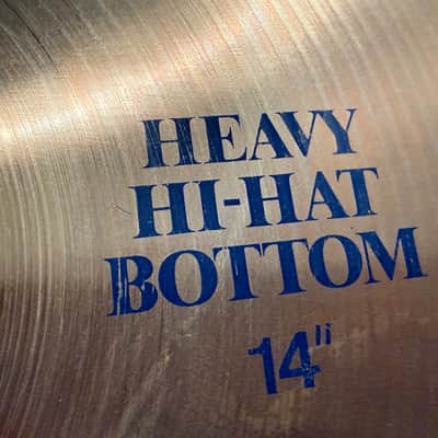 Vintage ‘83 Paiste 602 Blue Label 14” Heavy Hi Hat image 11