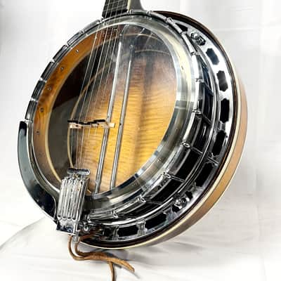 Washburn B18 5 String Resonator 1983 - Clear Gloss image 4